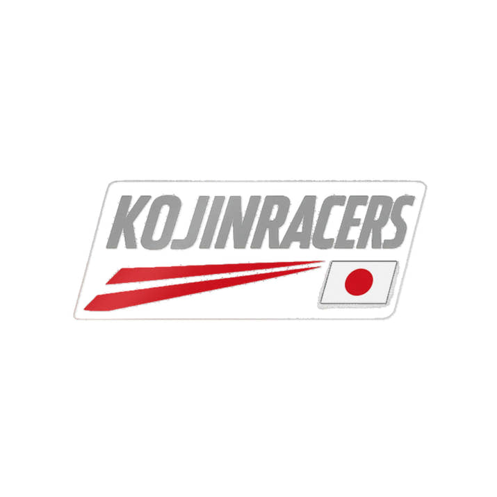 Kojinracers Die-Cut Stickers, Japanese Car Enthusiast Decals, Cool Auto Style Stickers, Laptop or Water Bottle Decor