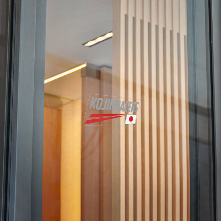 Kojinracers Die-Cut Stickers, Japanese Car Enthusiast Decals, Cool Auto Style Stickers, Laptop or Water Bottle Decor