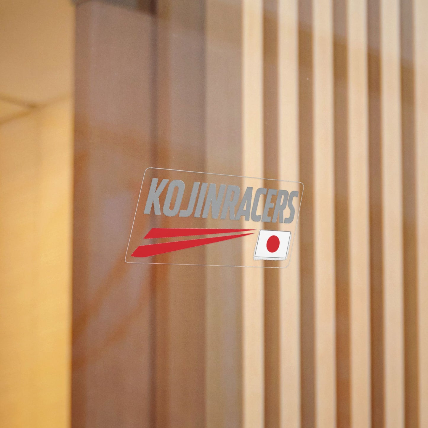 Kojinracers Die-Cut Stickers, Japanese Car Enthusiast Decals, Cool Auto Style Stickers, Laptop or Water Bottle Decor