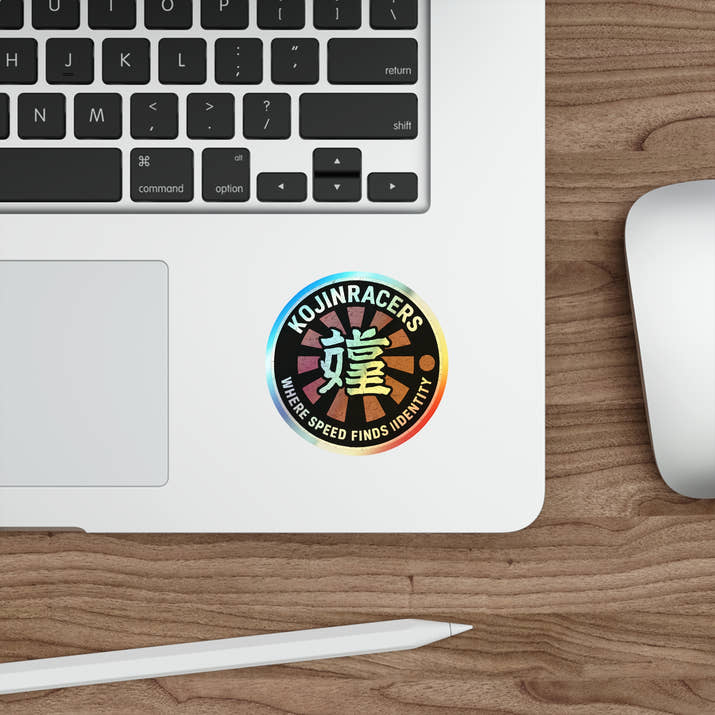 Holographic Die-cut Stickers: Trendy Skateboard Decals for Personalization, Gift for Gamers, Car Stickers, Retro Vibes