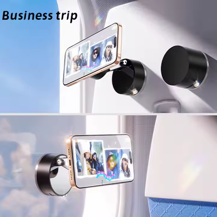 Portable Magnetic Car Phone Holder, Strong Sticky Mobile Phone Holder Car Mount With Vacuum Suction Cup