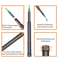 Fanttik E1 MAX 3.7V Mini Electric Screwdriver 50-in-1 Magnetic Bits 5/32''Hex Magnetic Storage, Repair Tool Set for Phone Camera Laptop - Hardware